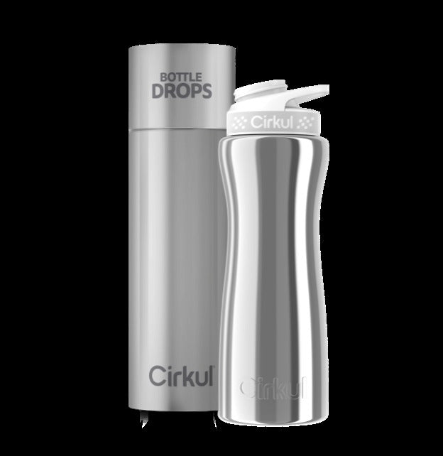 CX: Limited Edition: Silver Chrome 22oz. Stainless Steel Bottle & Lid