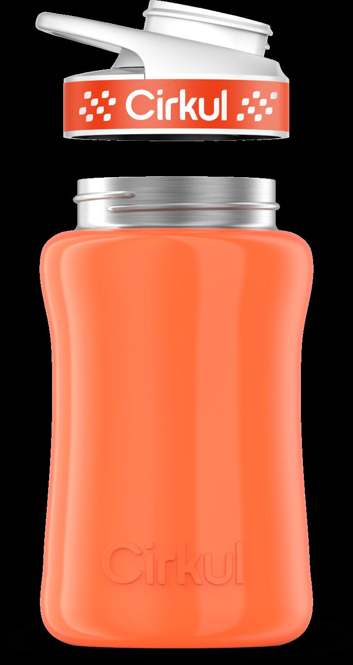 Custom 12oz. Stainless Steel Bottle & Comfort Grip Lid