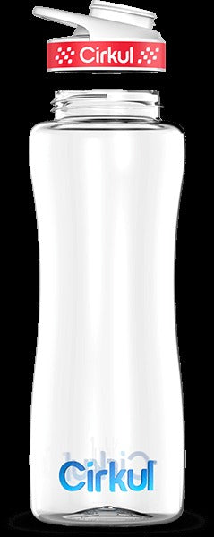 Custom 32oz. Plastic Bottle & Comfort Grip Lid
