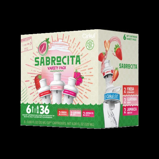 Base: Sabrocita Flavor Cartridge Variety Pack, 6-Pack