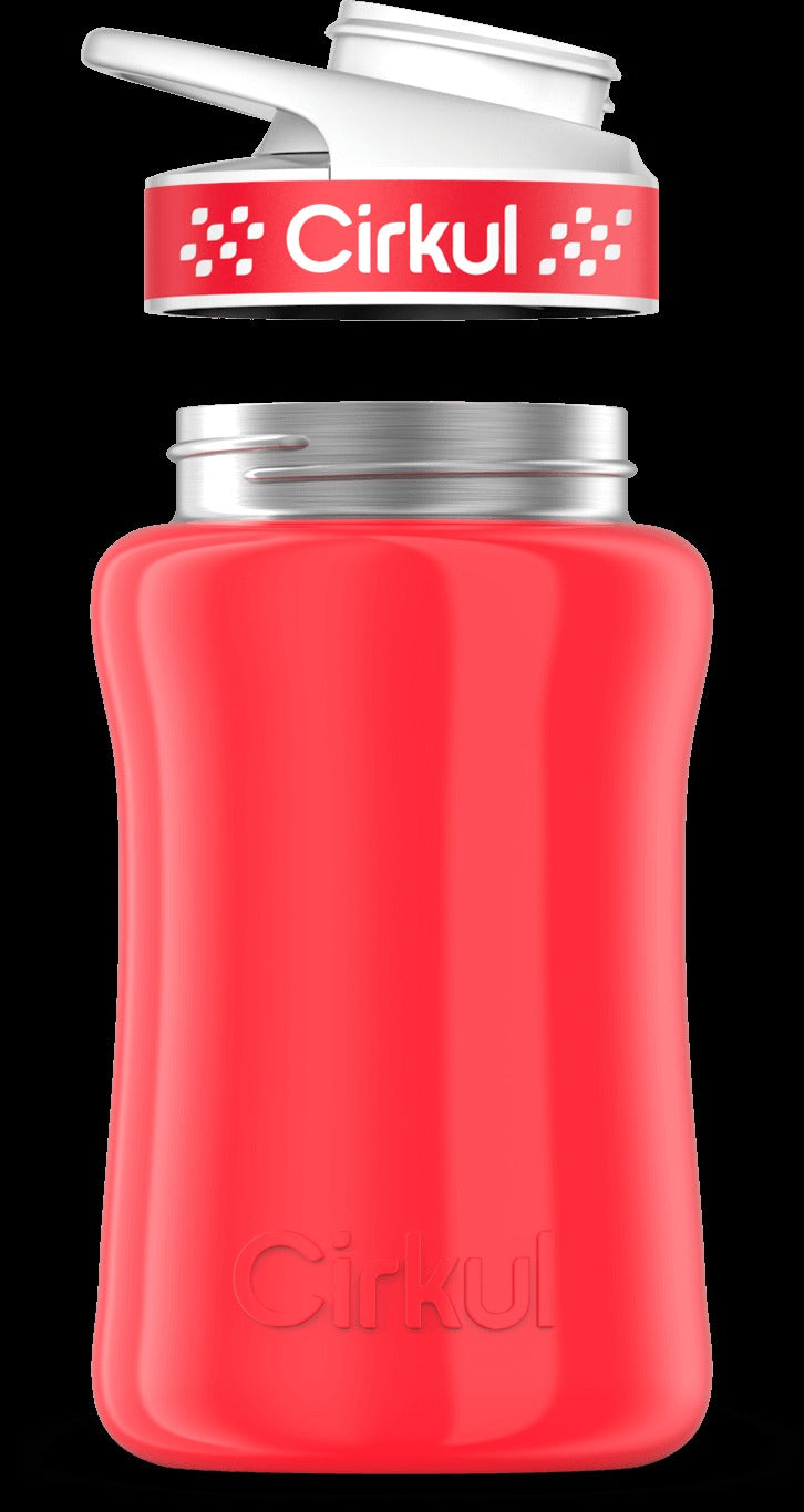 Custom 12oz. Stainless Steel Bottle & Comfort Grip Lid
