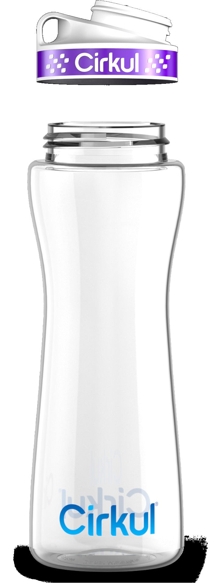 Custom 22oz. Plastic Bottle & Comfort Grip Lid