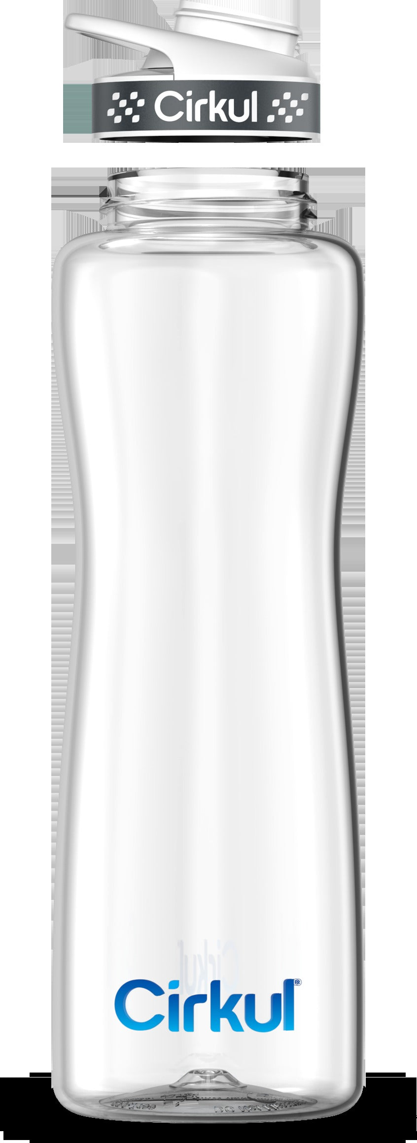 Custom 42oz. Plastic Bottle & Comfort Grip Lid