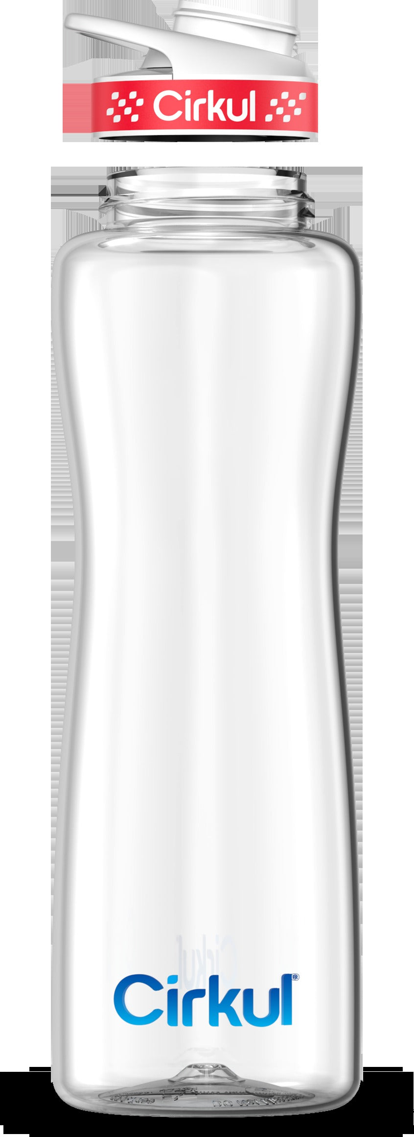 Custom 42oz. Plastic Bottle & Comfort Grip Lid