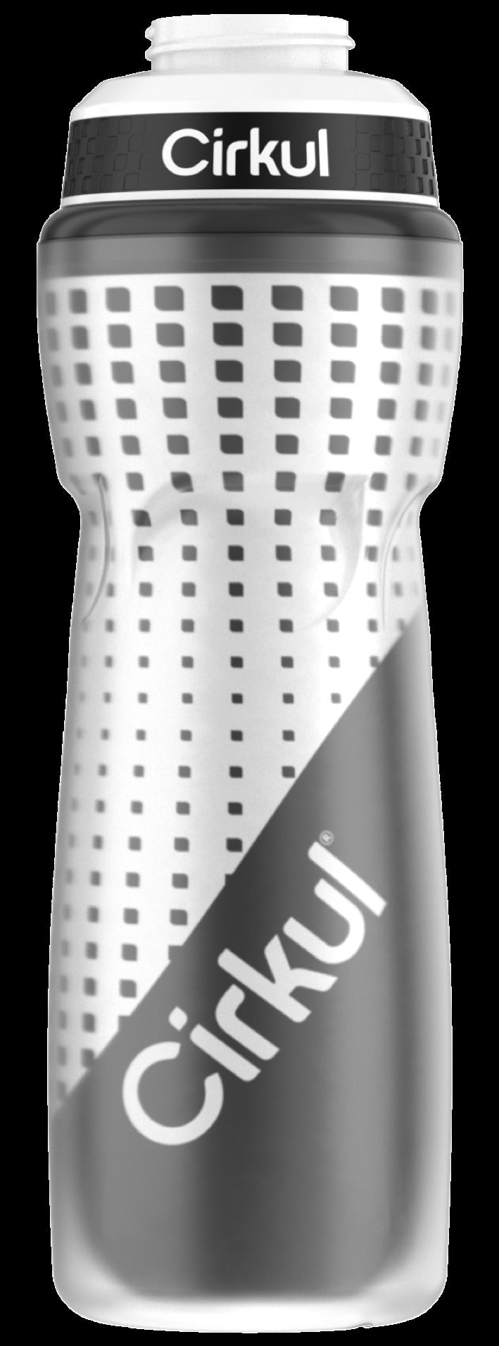 22oz. Insulated Squeeze Plastic Bottle & Sport Lid