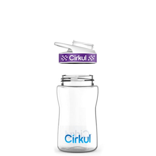 12oz. Plastic Bottle & Comfort Grip Lid