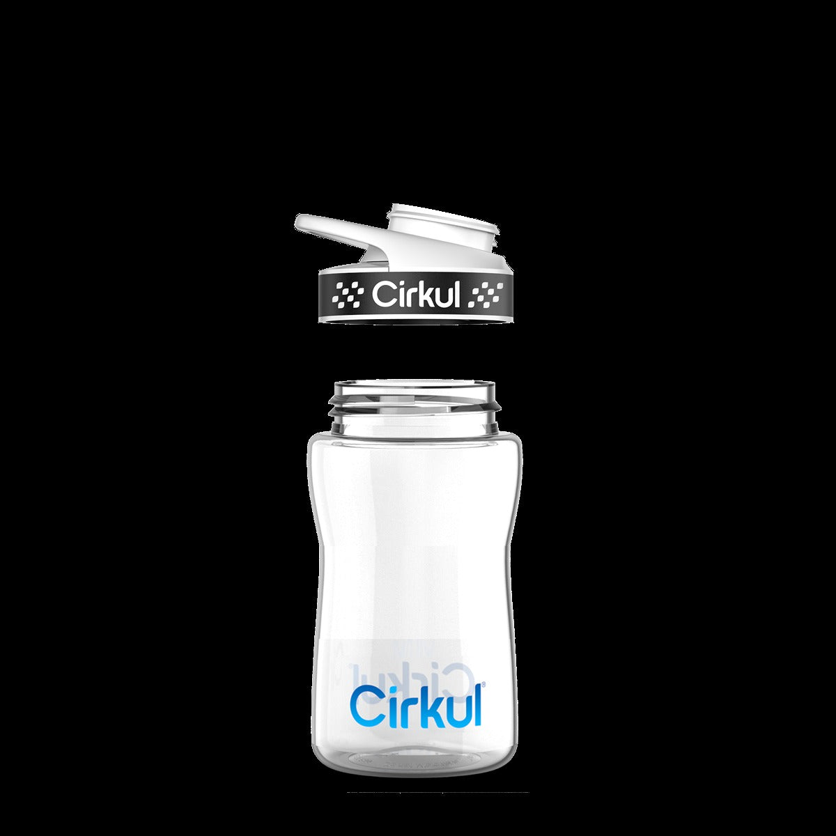 12oz. Plastic Bottle & Comfort Grip Lid