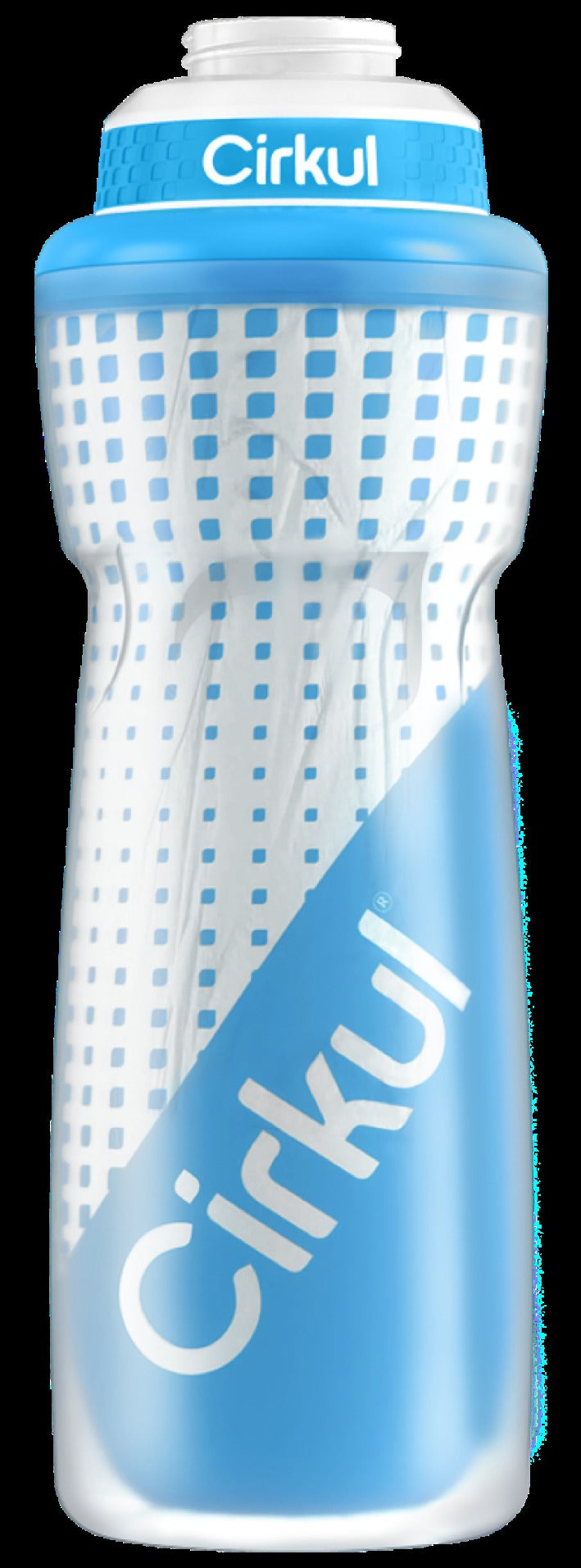 32oz. Insulated Squeeze Plastic Bottle & Sport Lid
