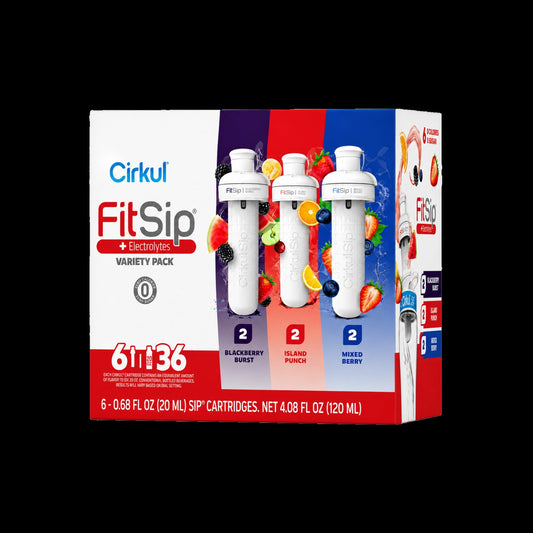 Base: FitSip Flavor Cartridge Variety Pack, 6-Pack (04)