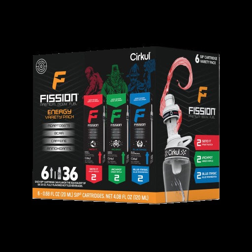 Base: Fission Flavor Cartridge Variety Pack, 6-Pack
