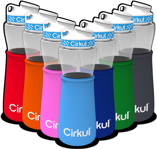 Reward: 22oz. Plastic Bottle & Comfort Grip Lid + 22oz. Chill Sleeve