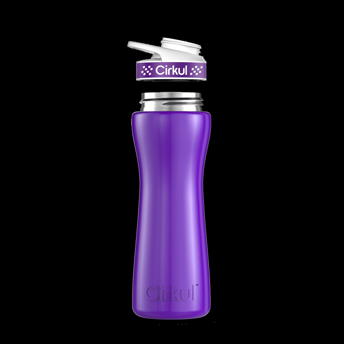 Custom 22oz. Stainless Steel Bottle & Comfort Grip Lid