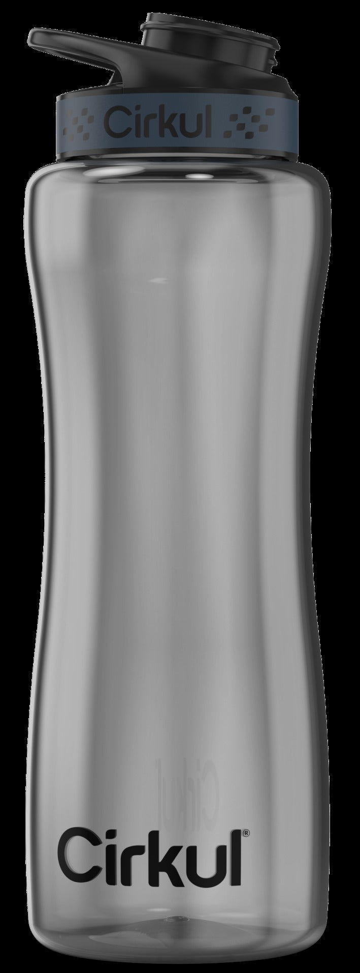 32oz. Black Tint Plastic Cirkul Bottle & Comfort-Grip Lid