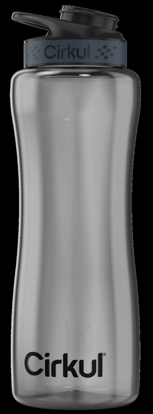 32oz. Black Tint Plastic Cirkul Bottle & Comfort-Grip Lid