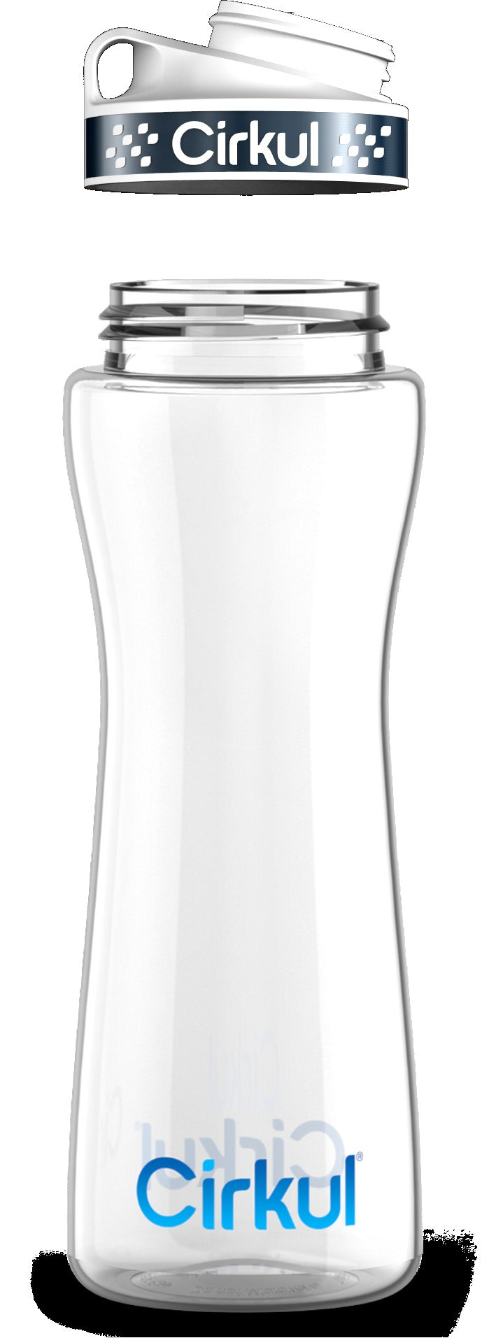 Custom 22oz. Plastic Bottle & Comfort Grip Lid
