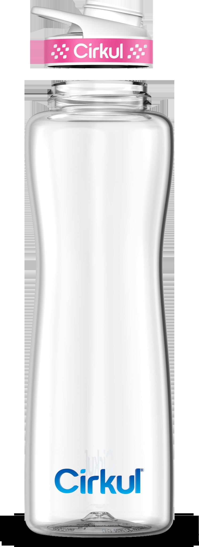 Custom 42oz. Plastic Bottle & Comfort Grip Lid