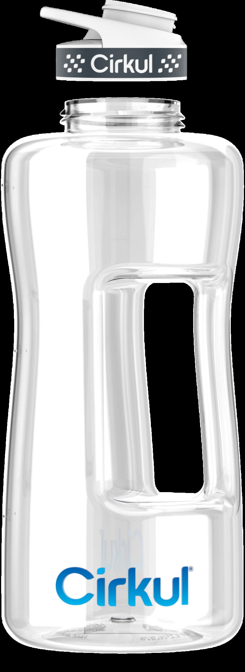 62oz. Plastic Bottle & Comfort Grip Lid