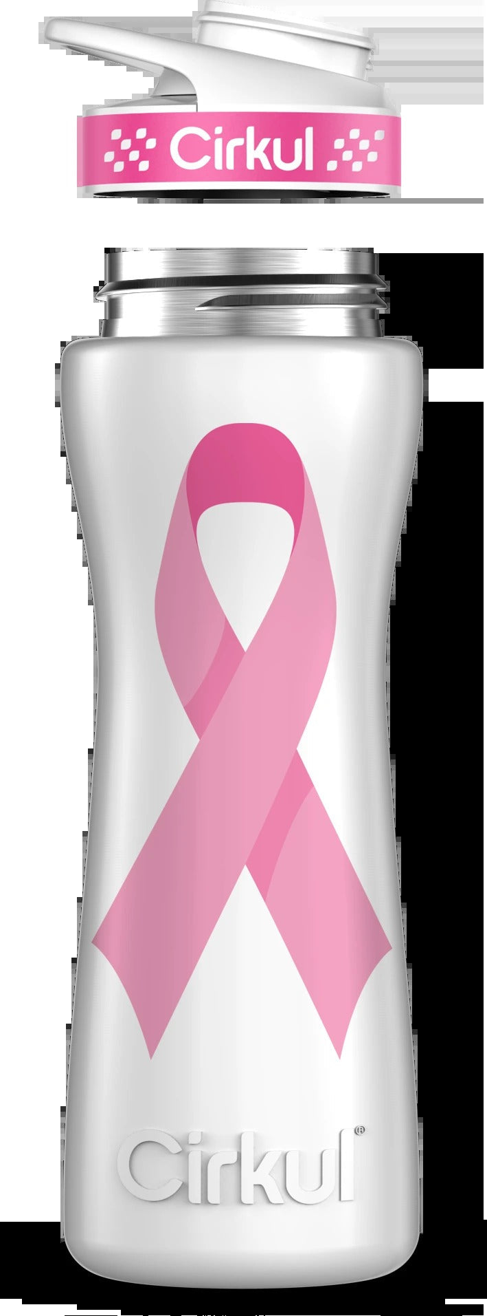 Breast Cancer Awareness Ribbon Bottle