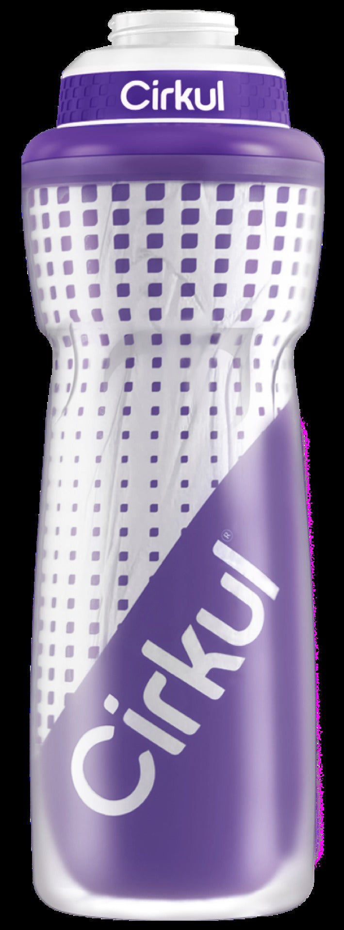 32oz. Insulated Squeeze Plastic Bottle & Sport Lid