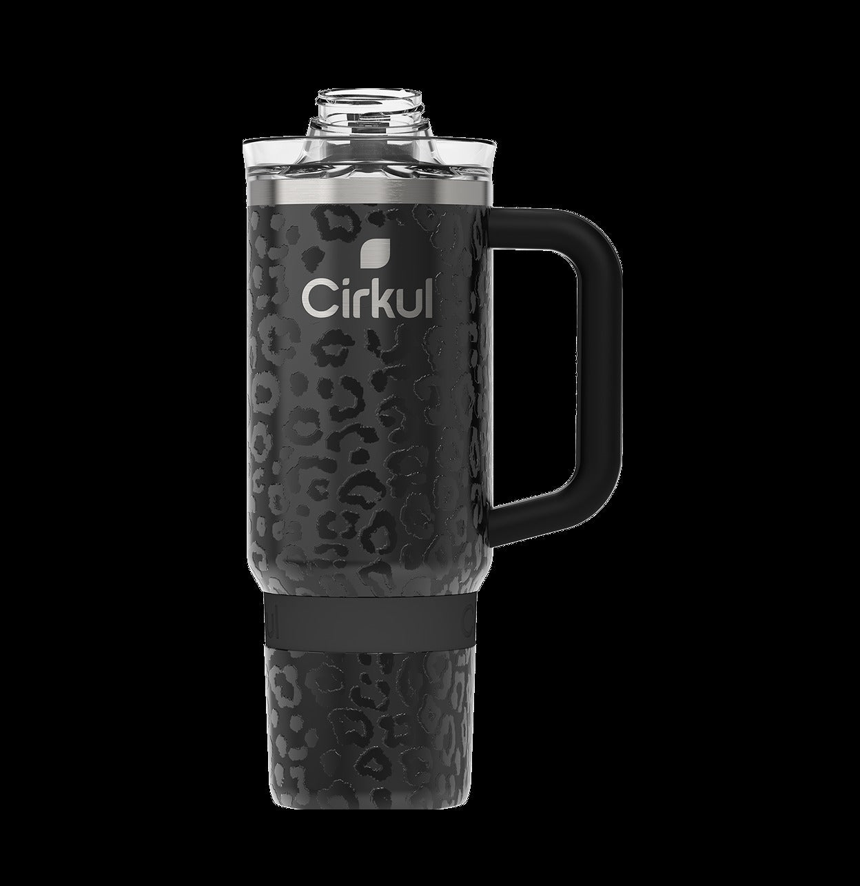 Limited Edition: 30oz. Black Leopard Travel StrawSipTM Tumbler