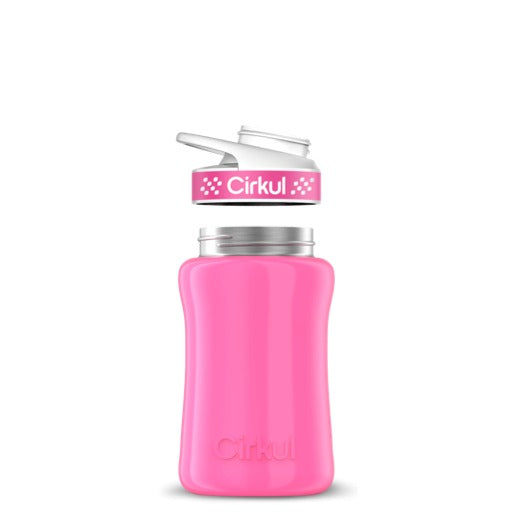 12oz. Stainless Steel Bottle & Comfort Grip Lid