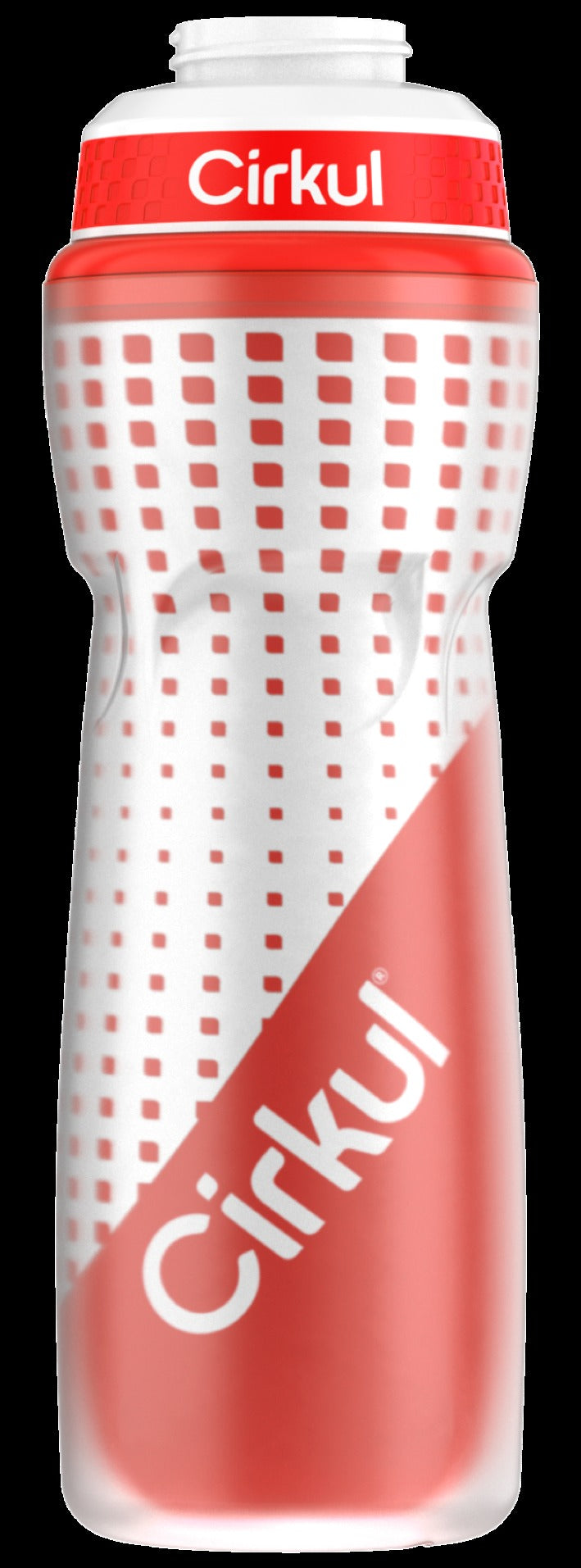 22oz. Insulated Squeeze Plastic Bottle & Sport Lid