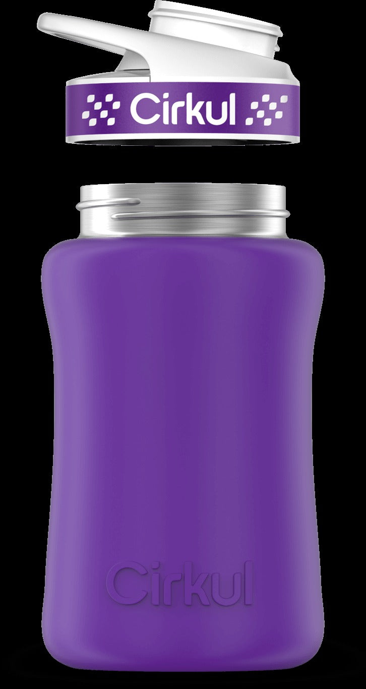 Add-on: 12oz. Stainless Steel Bottle & Comfort Grip Lid