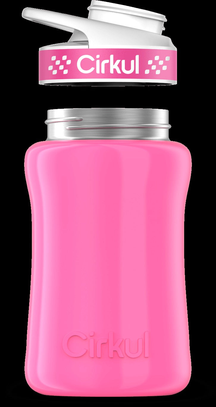 Custom 12oz. Stainless Steel Bottle & Comfort Grip Lid