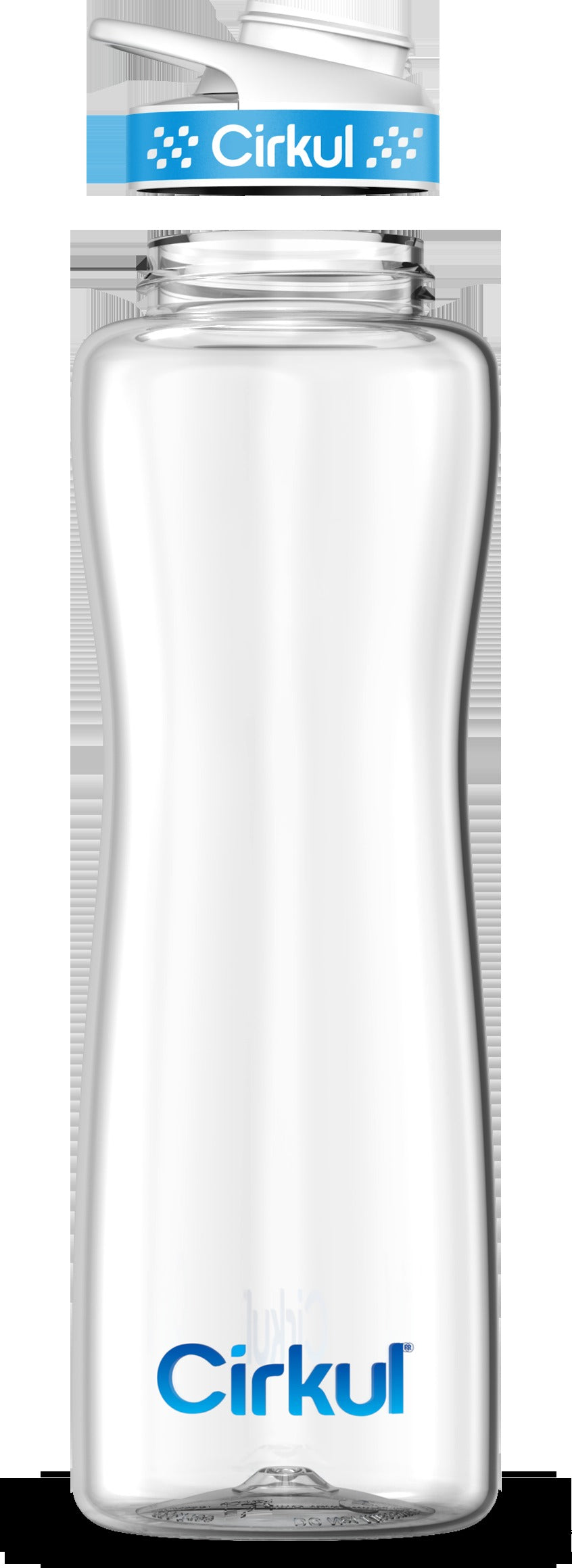 Custom 42oz. Plastic Bottle & Comfort Grip Lid