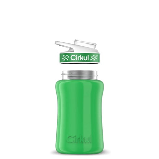12oz. Stainless Steel Bottle & Comfort Grip Lid