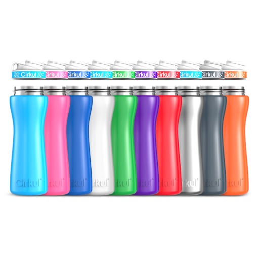 22oz. Stainless Steel Bottle & Comfort Grip Lid