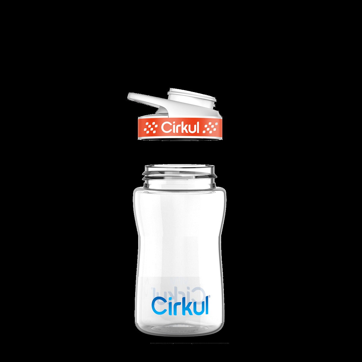 12oz. Plastic Bottle & Comfort Grip Lid