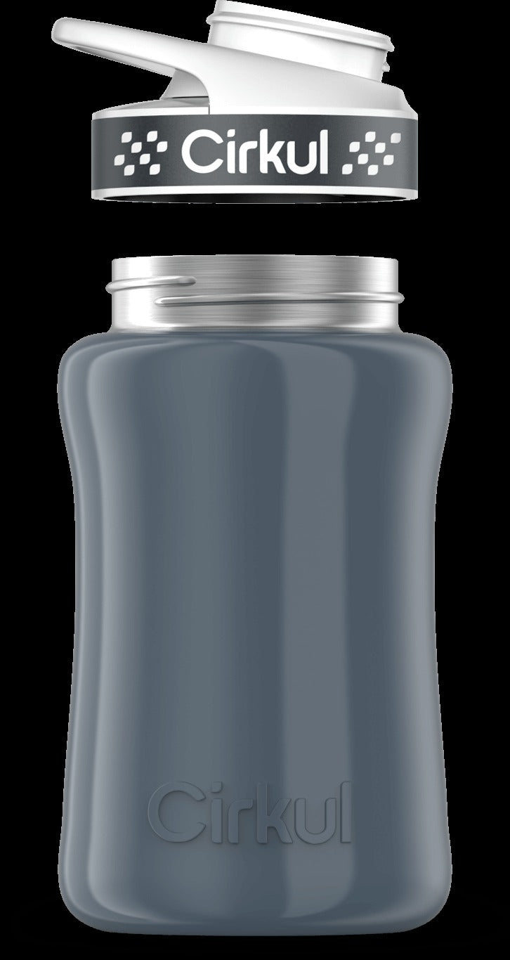 Custom 12oz. Stainless Steel Bottle & Comfort Grip Lid