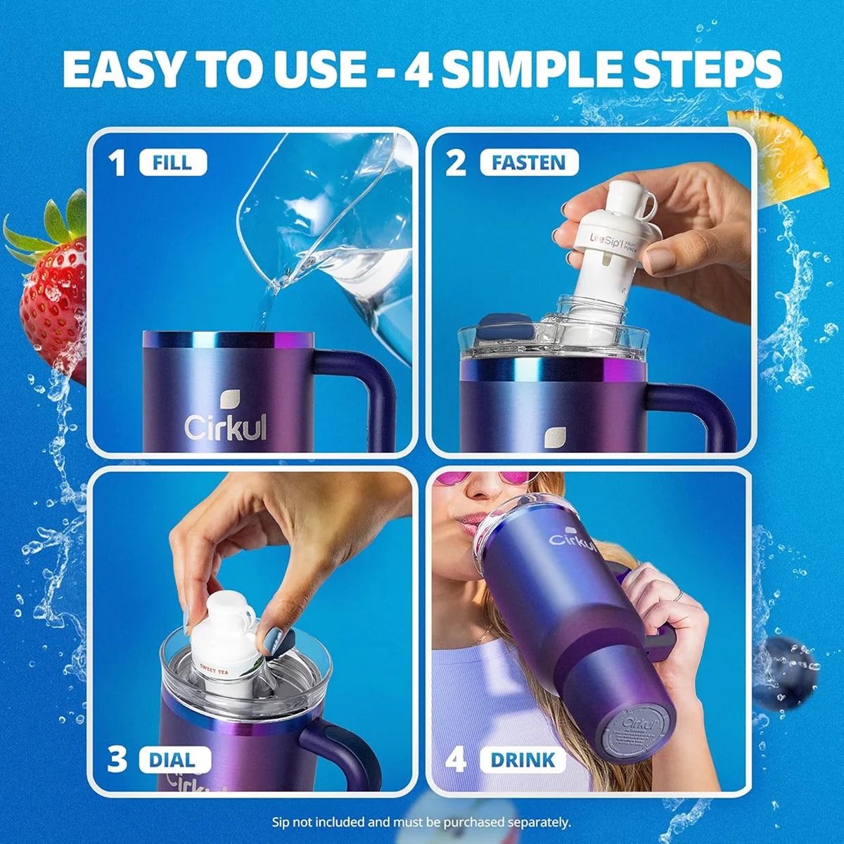 40oz. Chameleon All-Day StrawSipTM Tumbler