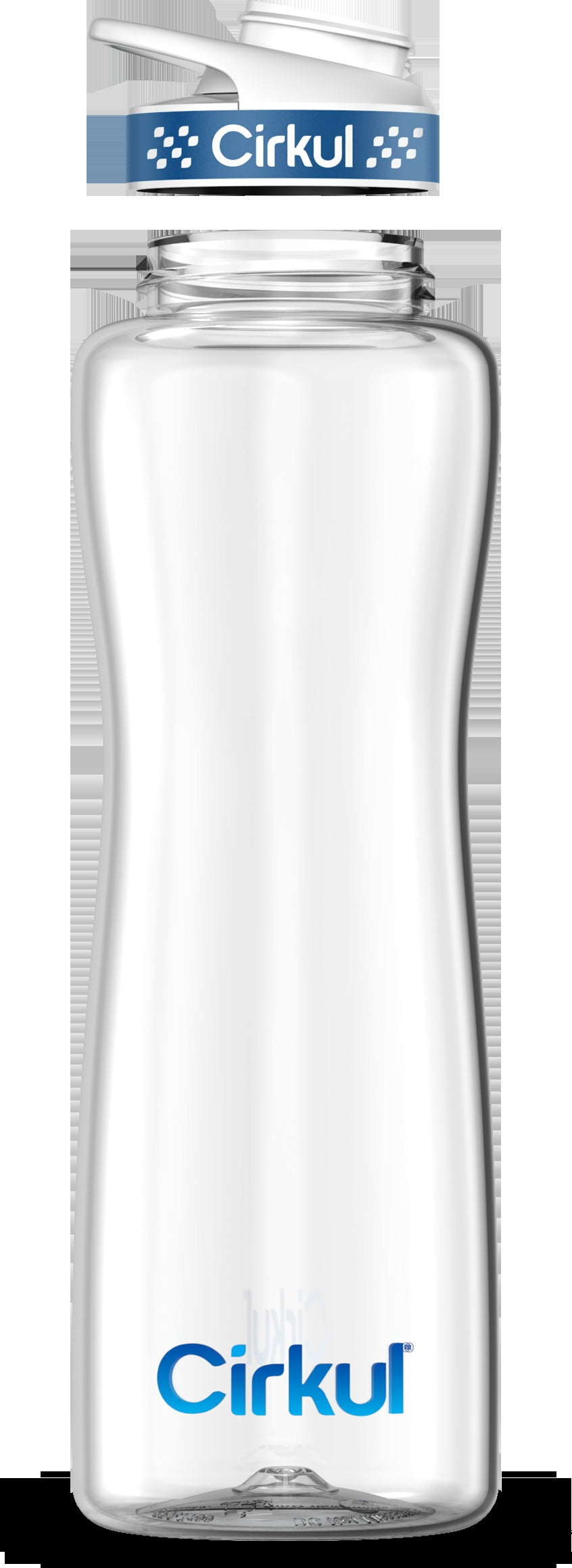 Custom 42oz. Plastic Bottle & Comfort Grip Lid