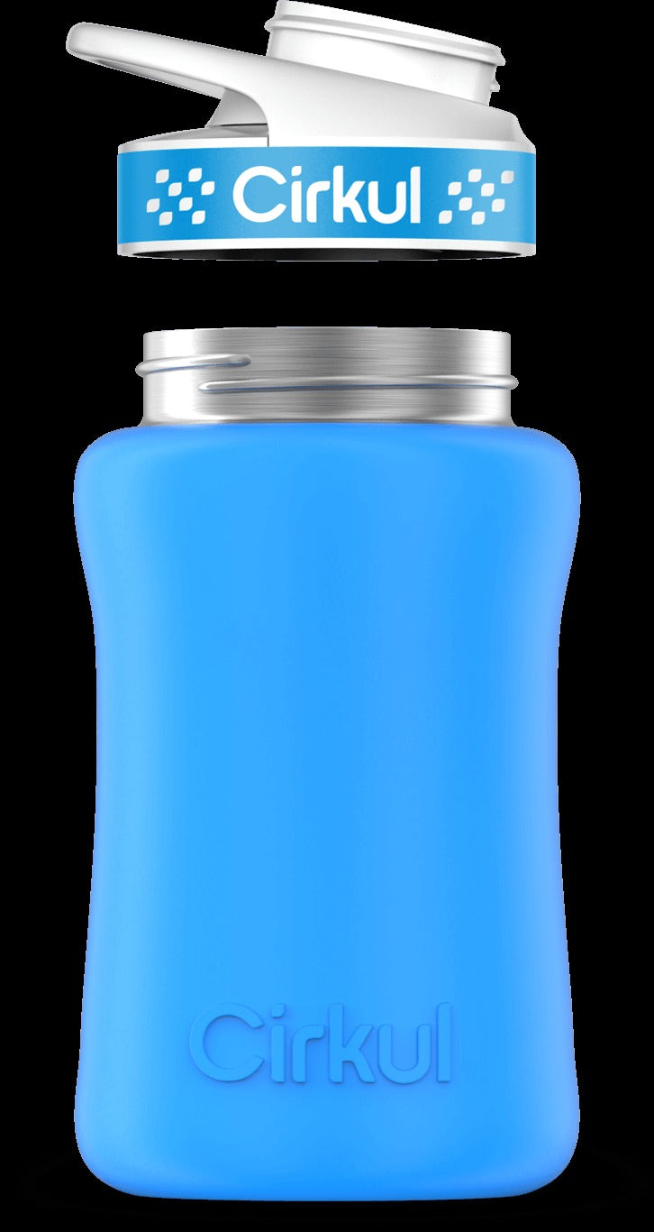 Custom 12oz. Stainless Steel Bottle & Comfort Grip Lid