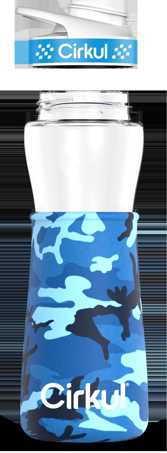 Add-on: 22oz. Plastic Bottle & Comfort Grip Lid + 22oz. Chill Sleeve
