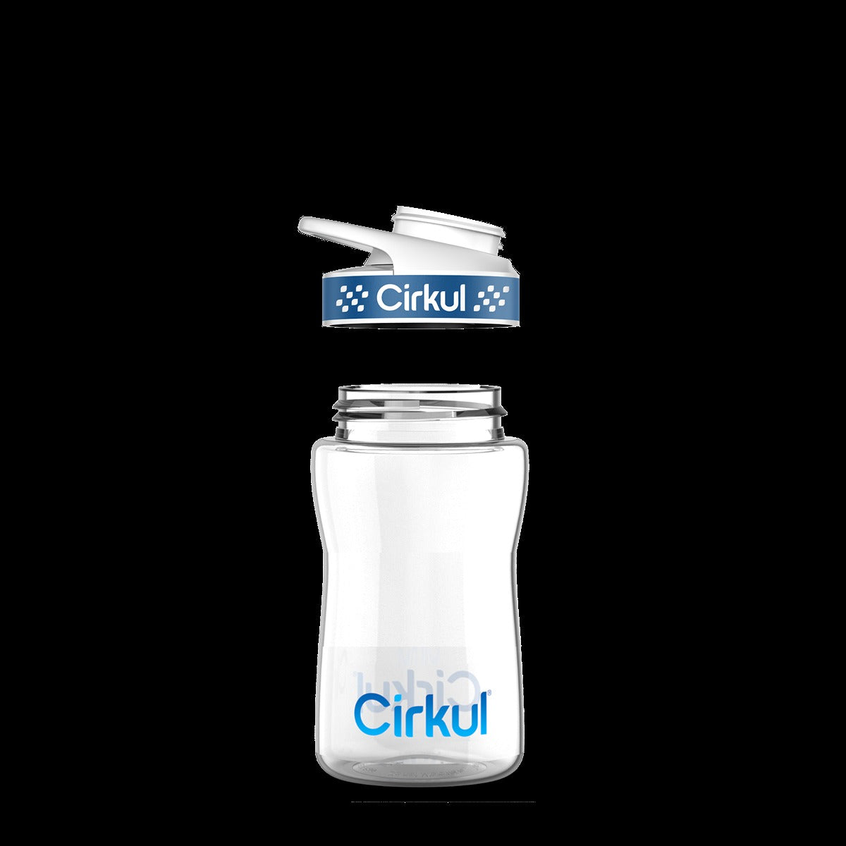 12oz. Plastic Bottle & Comfort Grip Lid