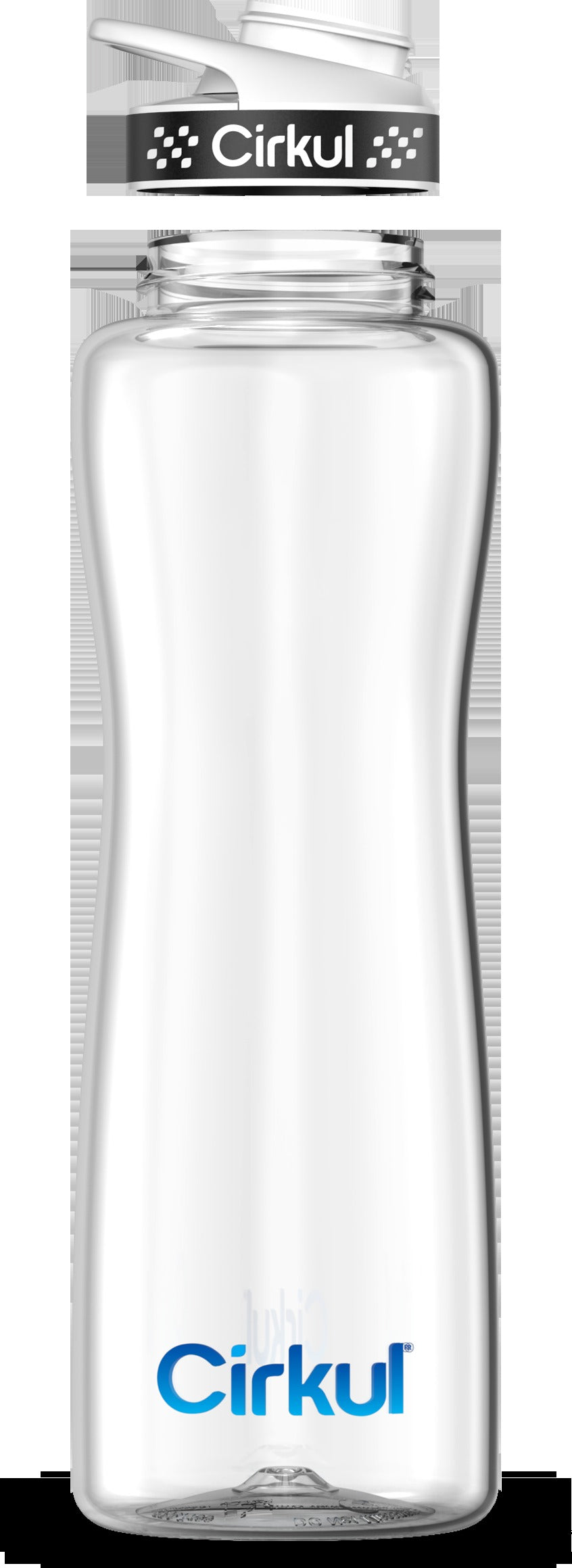 Custom 42oz. Plastic Bottle & Comfort Grip Lid
