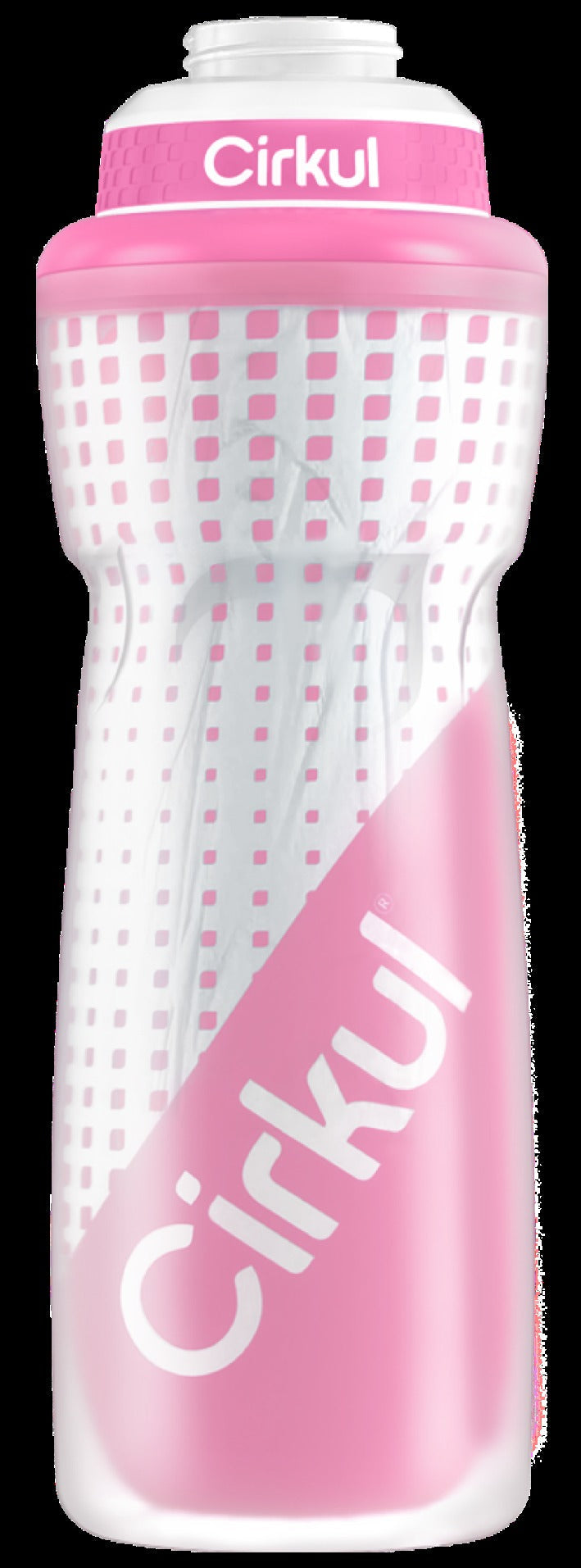 32oz. Insulated Squeeze Plastic Bottle & Sport Lid