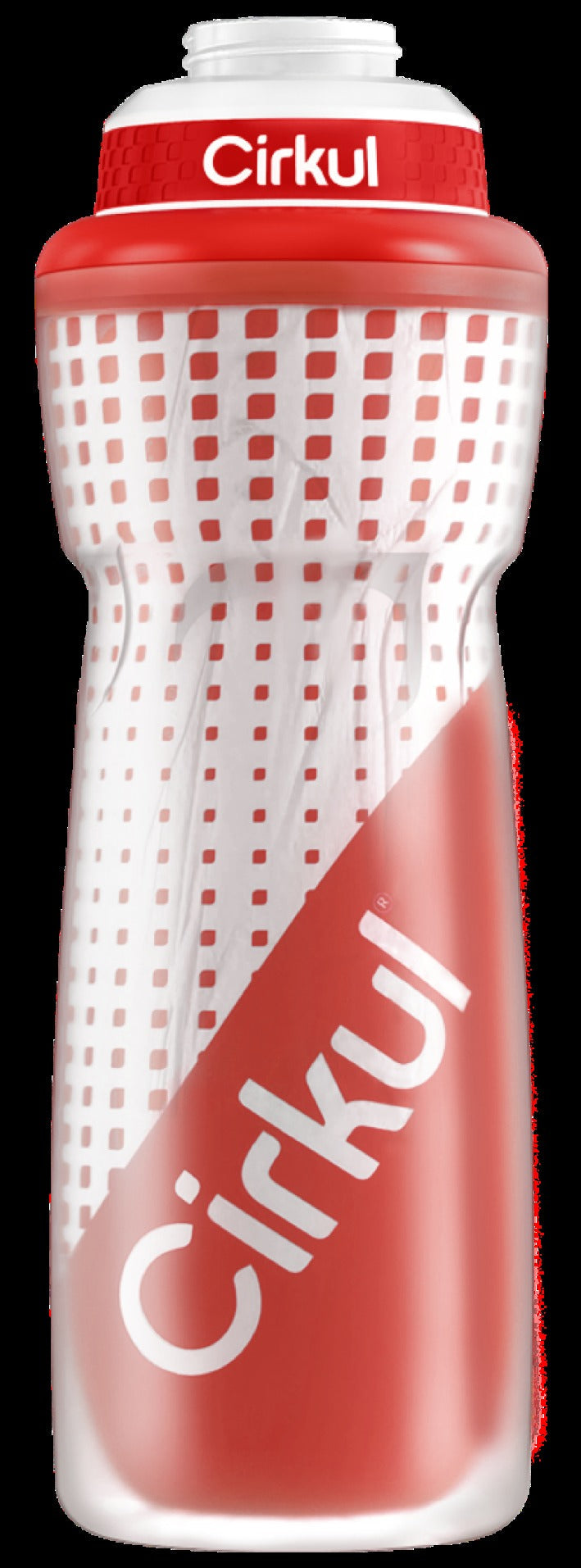 32oz. Insulated Squeeze Plastic Bottle & Sport Lid
