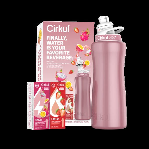 32oz. Rose Gold Stainless Steel Bottle Starter Kit