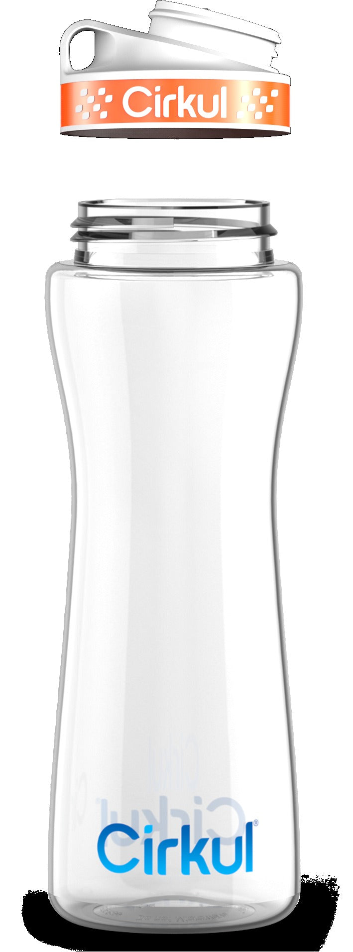 Custom 22oz. Plastic Bottle & Comfort Grip Lid