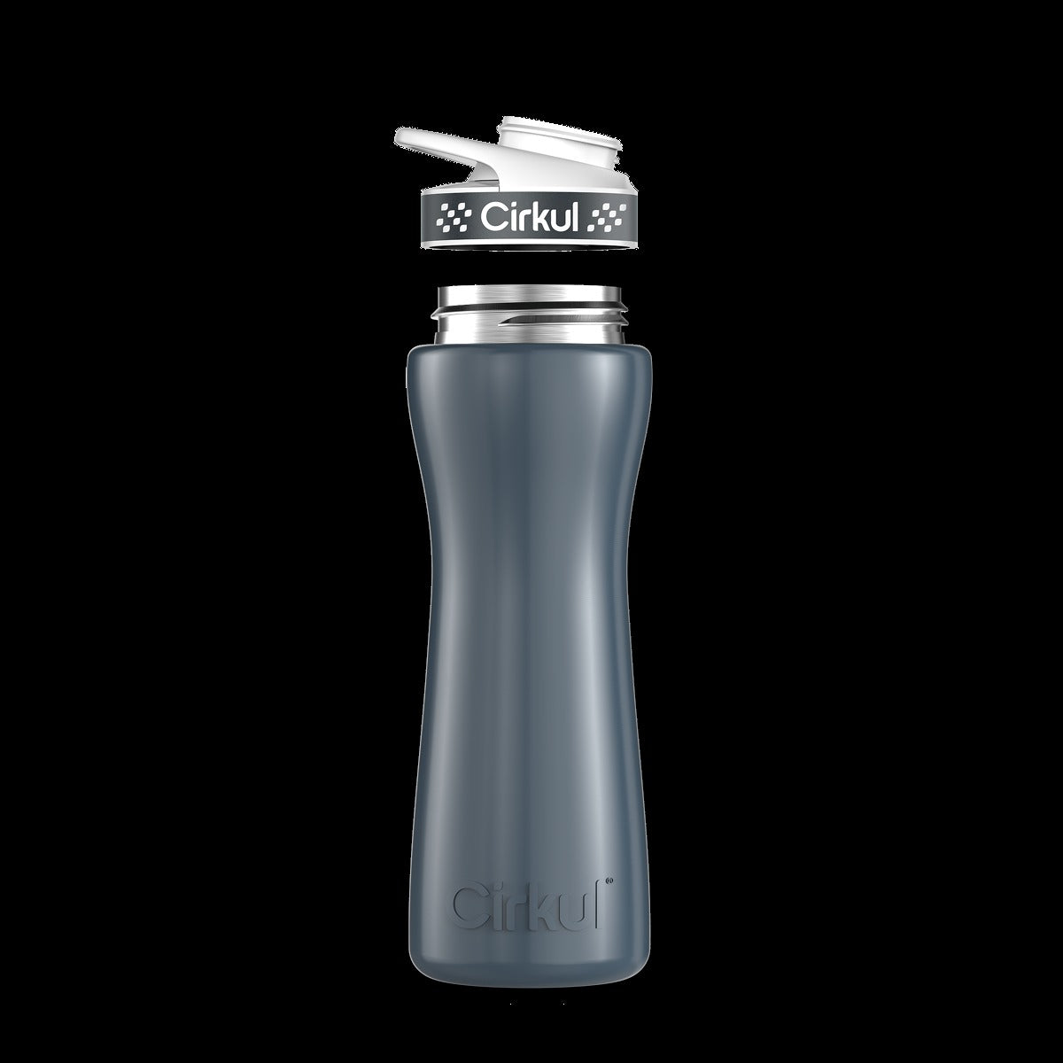 Custom 22oz. Stainless Steel Bottle & Comfort Grip Lid