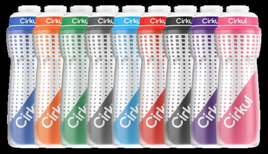 22oz. Insulated Squeeze Plastic Bottle & Sport Lid
