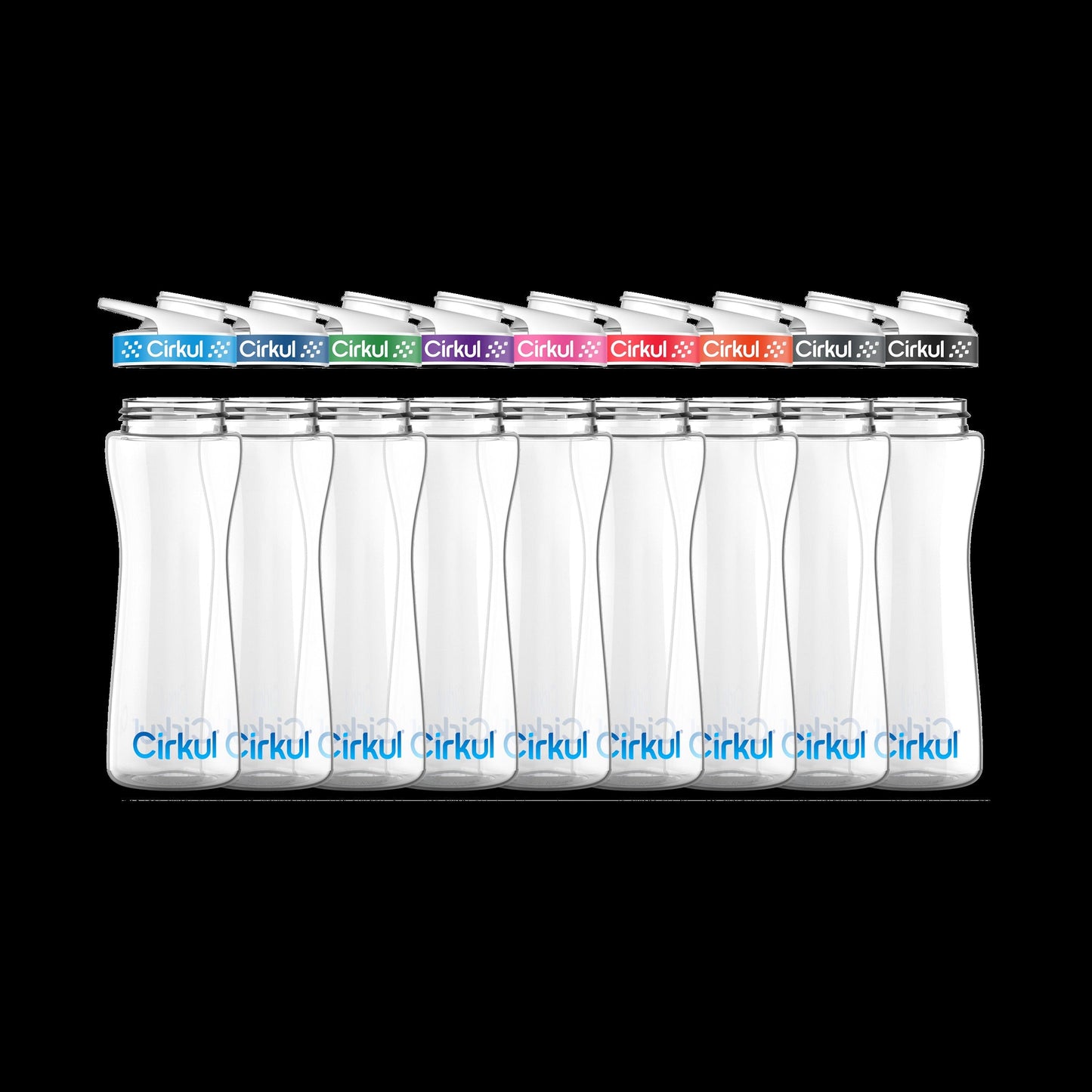 22oz. Plastic Bottle & Comfort Grip Lid
