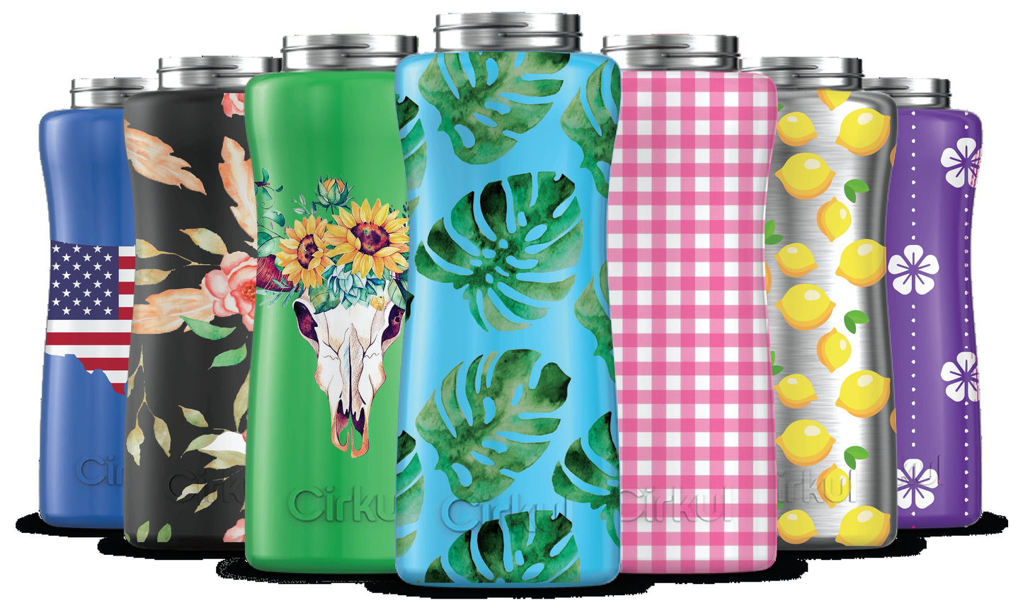 Custom 32oz. Stainless Steel Bottle & Comfort Grip Lid