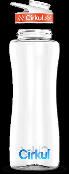 Custom 32oz. Plastic Bottle & Comfort Grip Lid