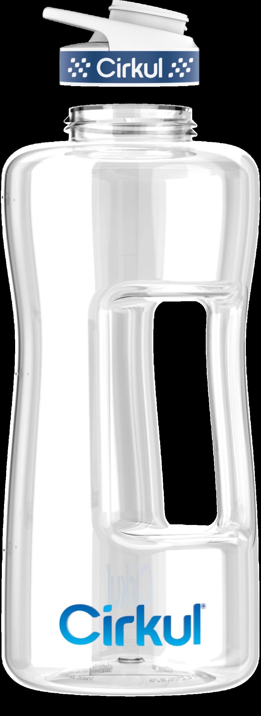 62oz. Plastic Bottle & Comfort Grip Lid