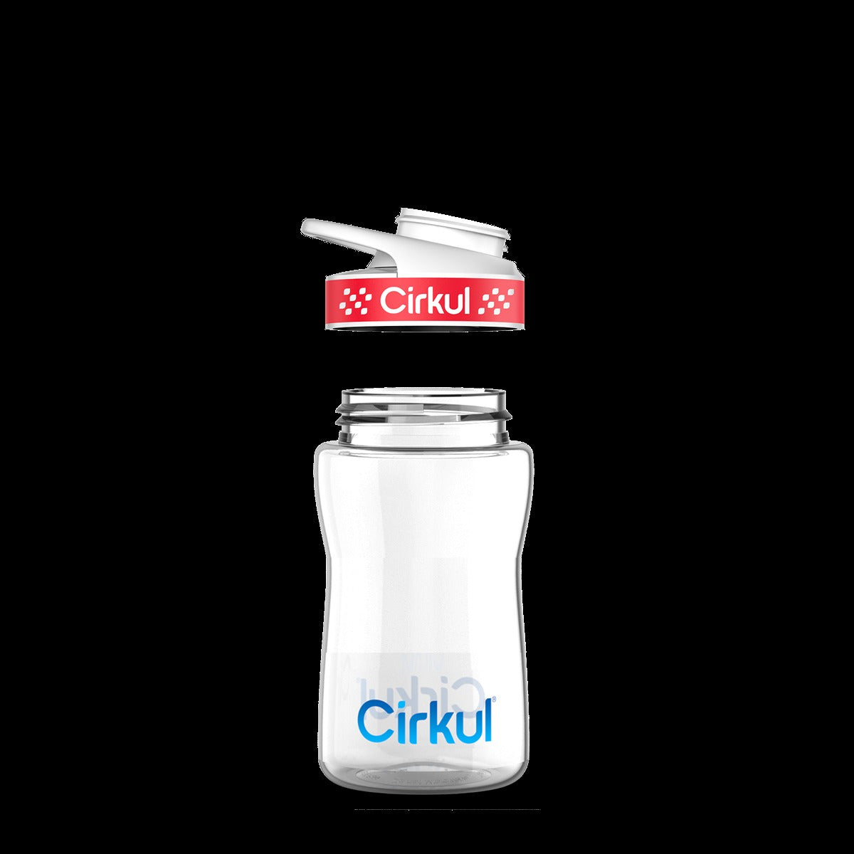 12oz. Plastic Bottle & Comfort Grip Lid